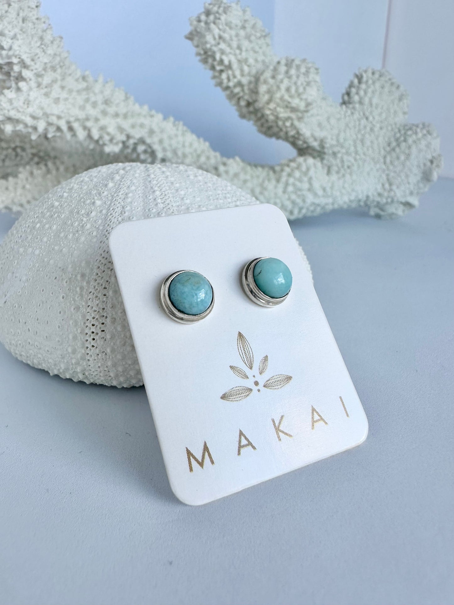 Studs- Larimar
