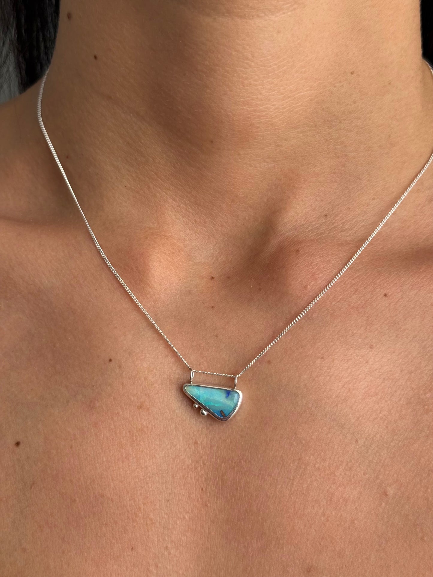 Laguna - Boulder Opal Necklace