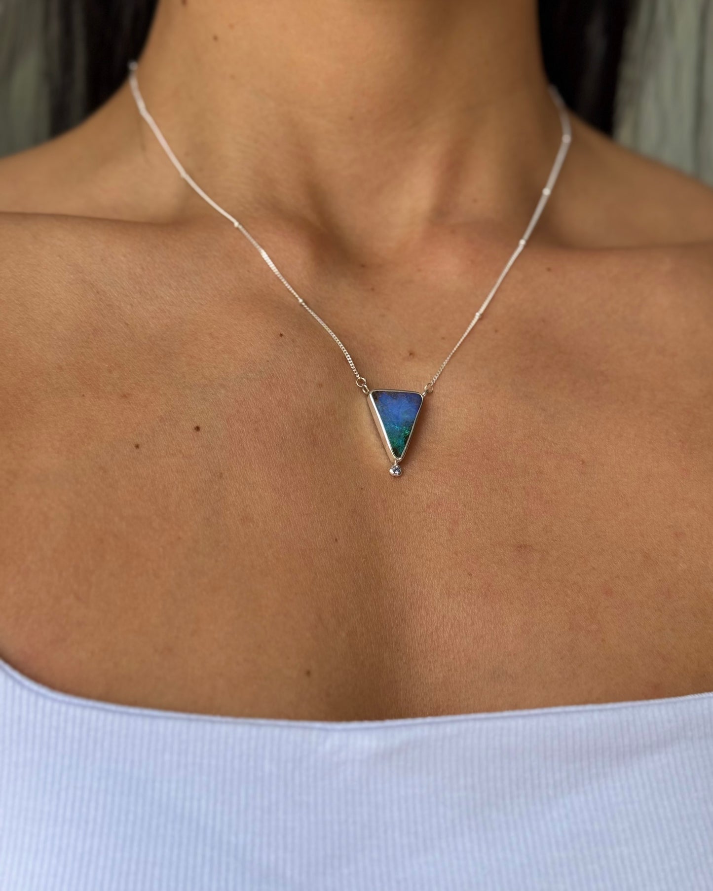 Livor - Boulder opal Necklace