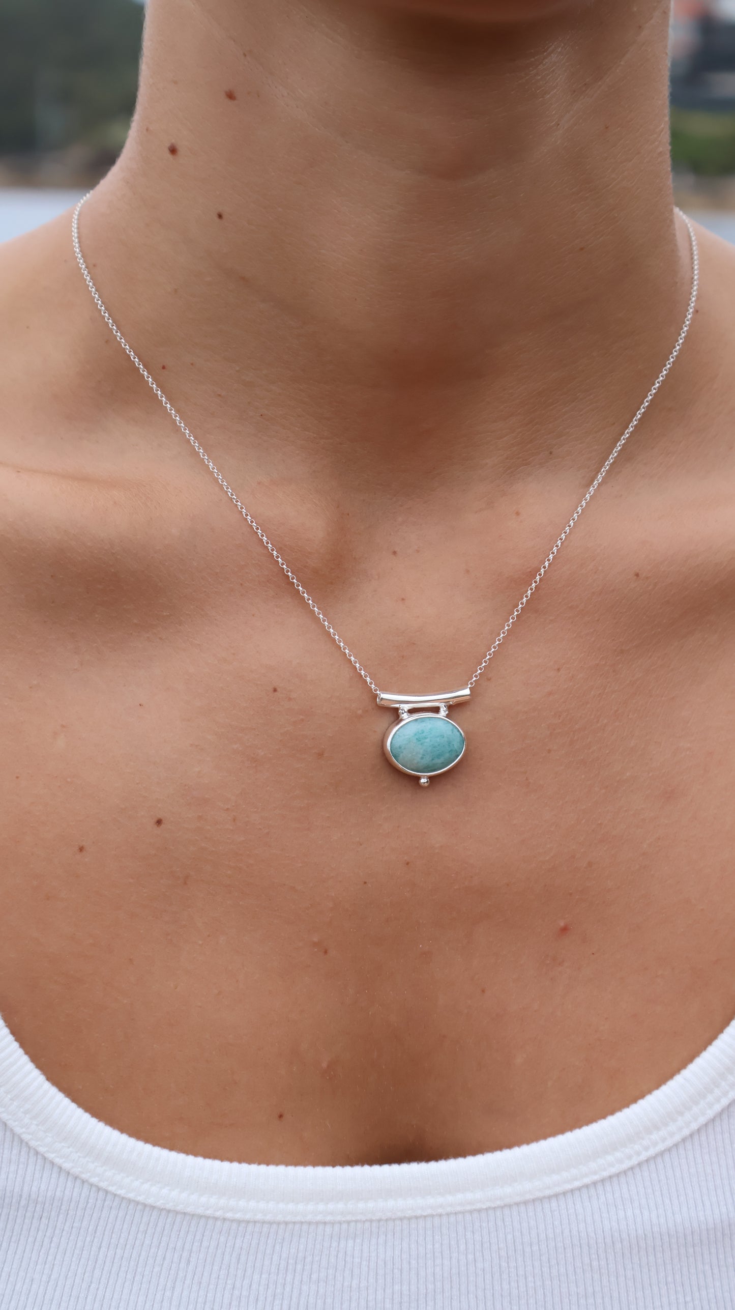 Amazonite Horizon Necklace