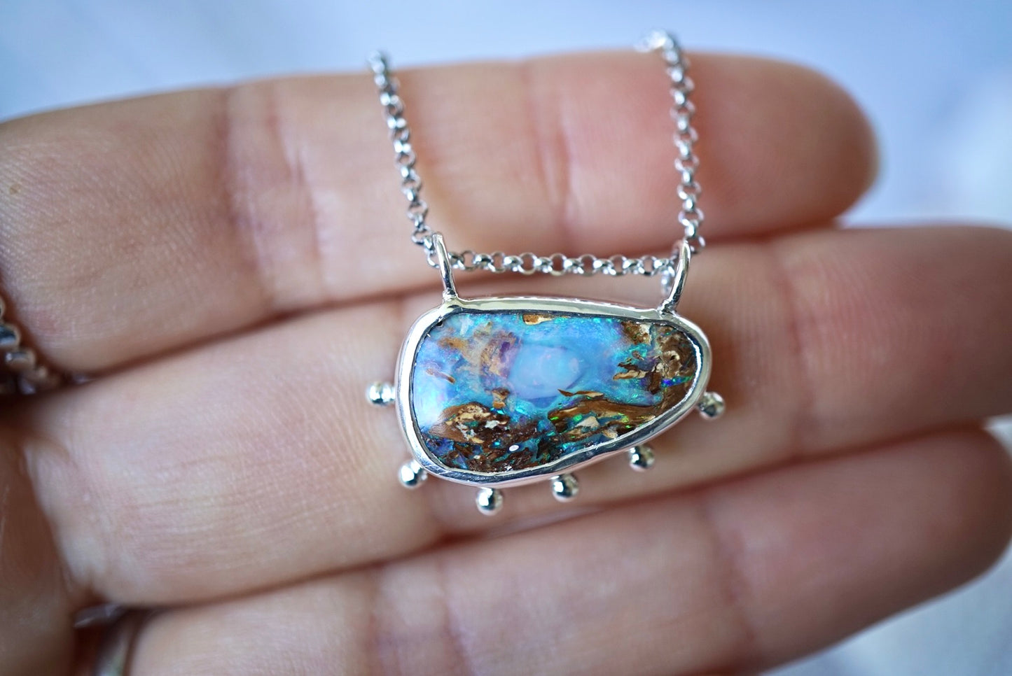 Terra- Solid Boulder Opal
