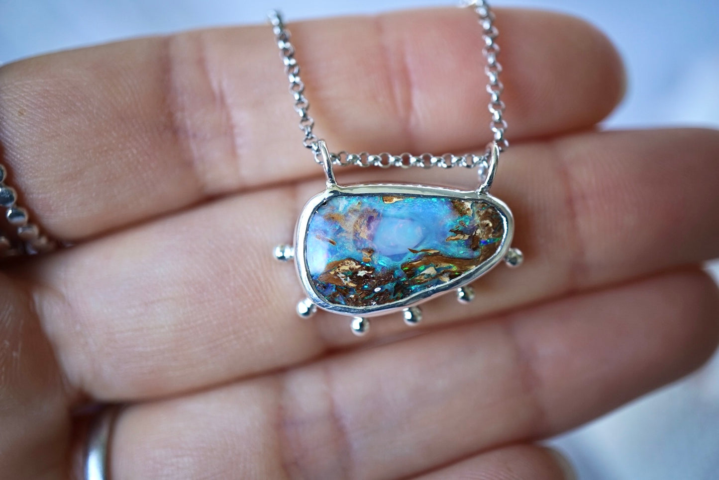 Terra- Solid Boulder Opal