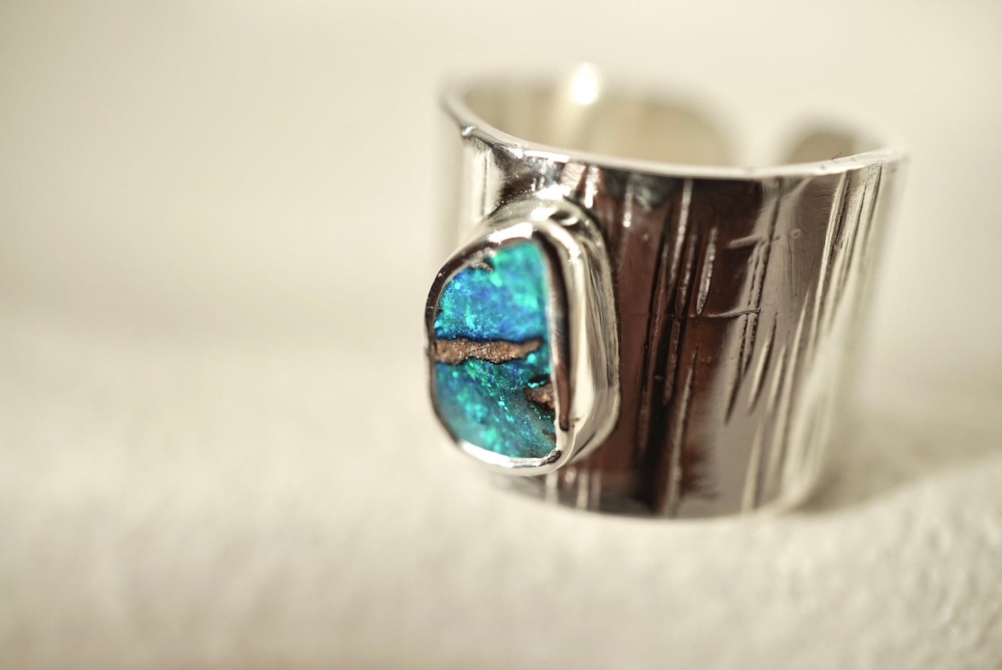 Sky Ring - Boulder Opal
