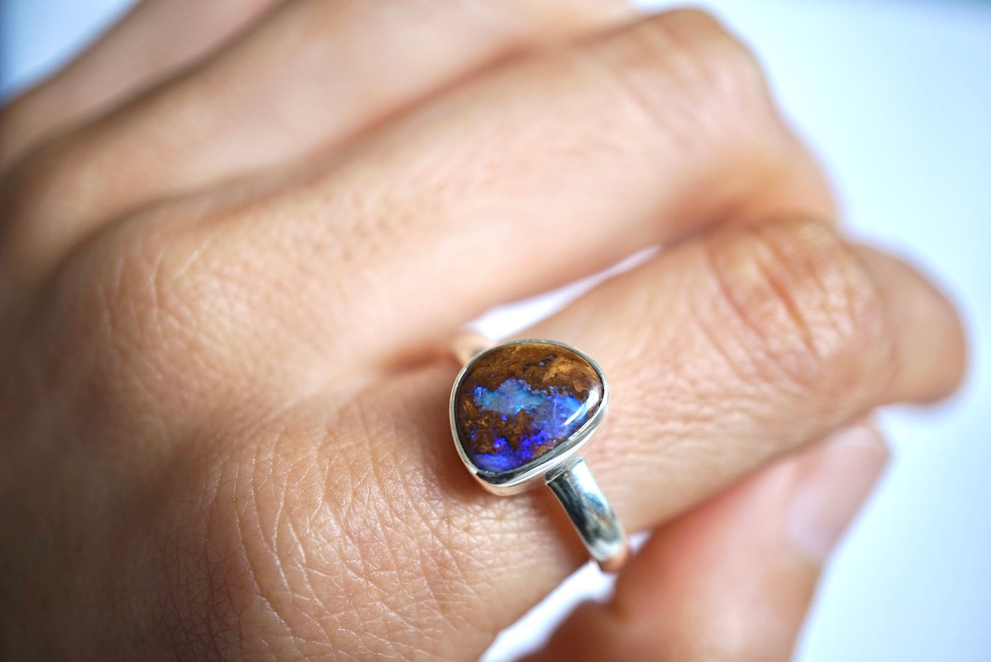 Raíz - Boulder Opal Ring – Size Q