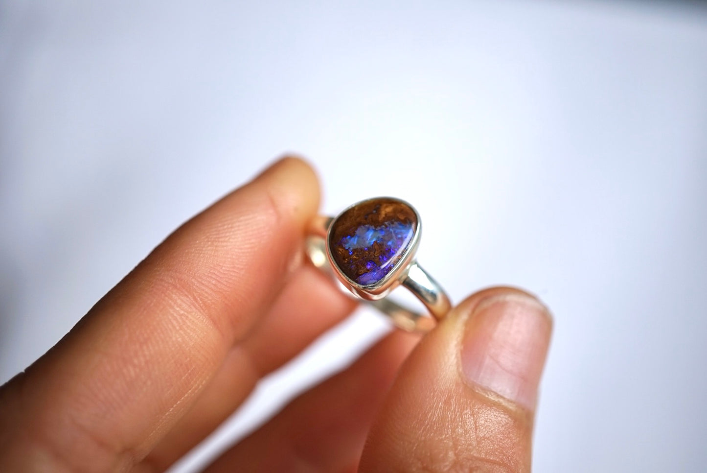 Raíz - Boulder Opal Ring – Size Q