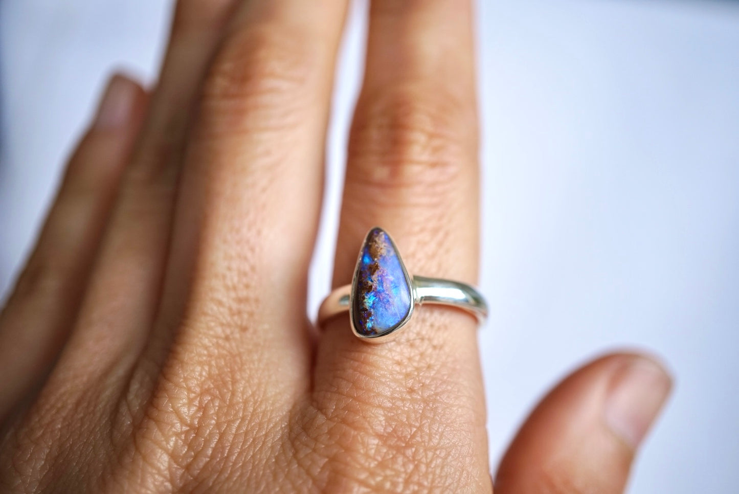 Isla - Boulder Opal Ring – Size Q