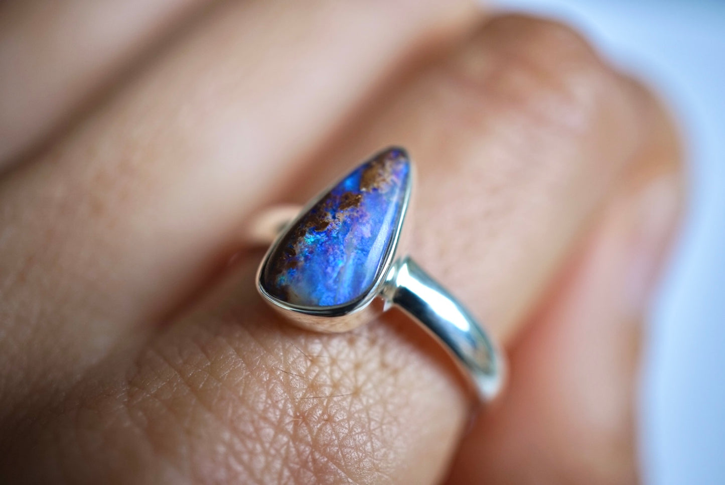 Isla - Boulder Opal Ring – Size Q