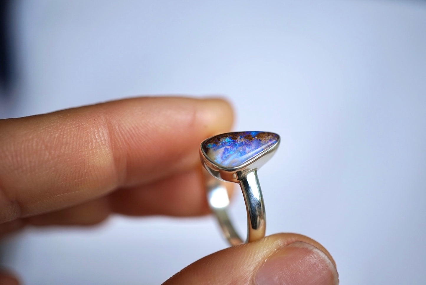 Isla - Boulder Opal Ring – Size Q