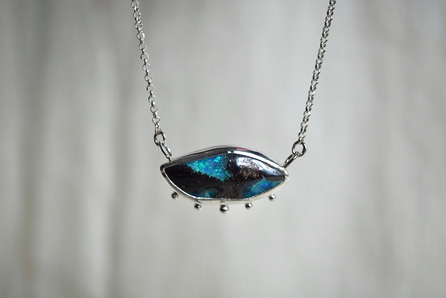 Bruma - Boulder Opal Necklace