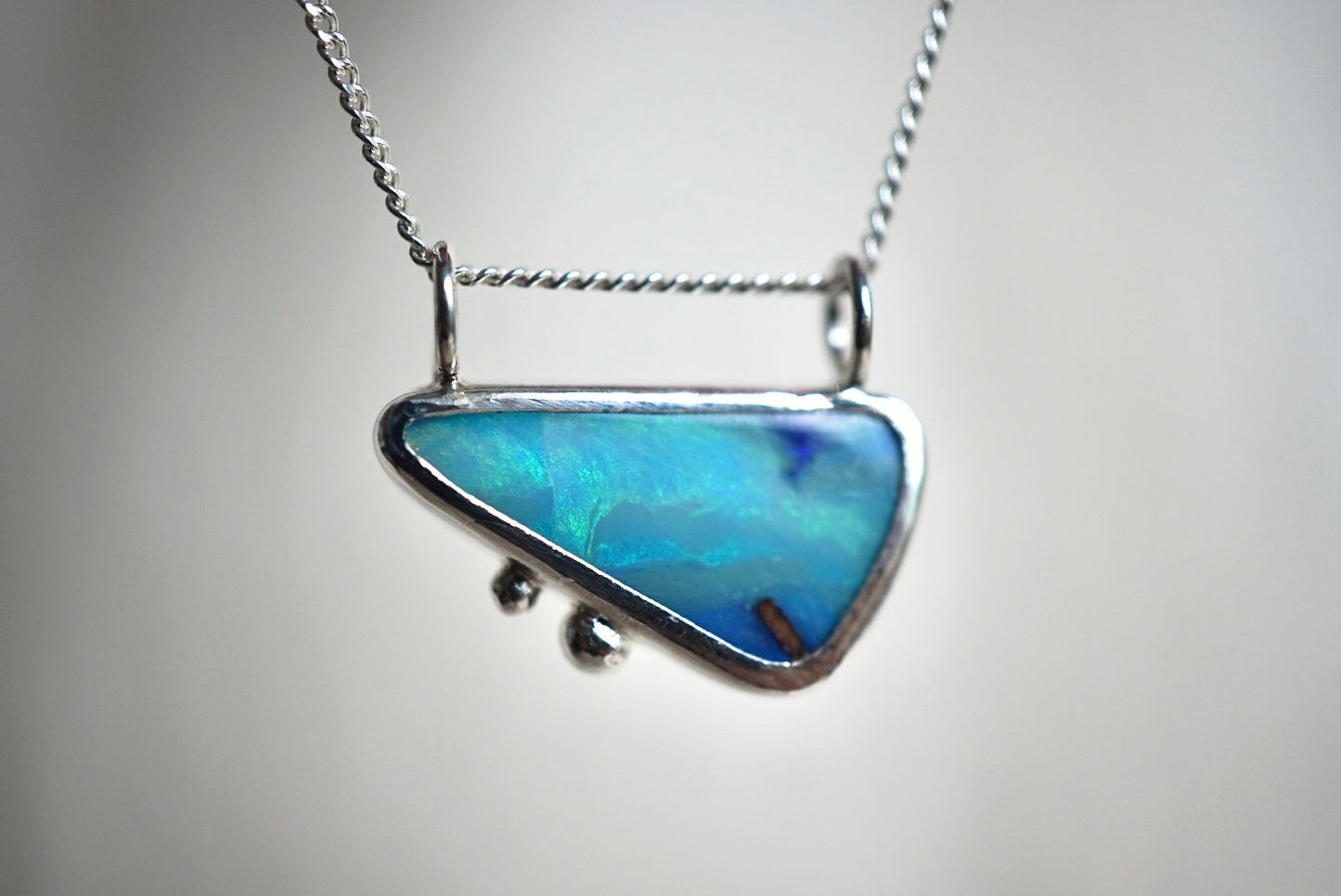Laguna - Boulder Opal Necklace