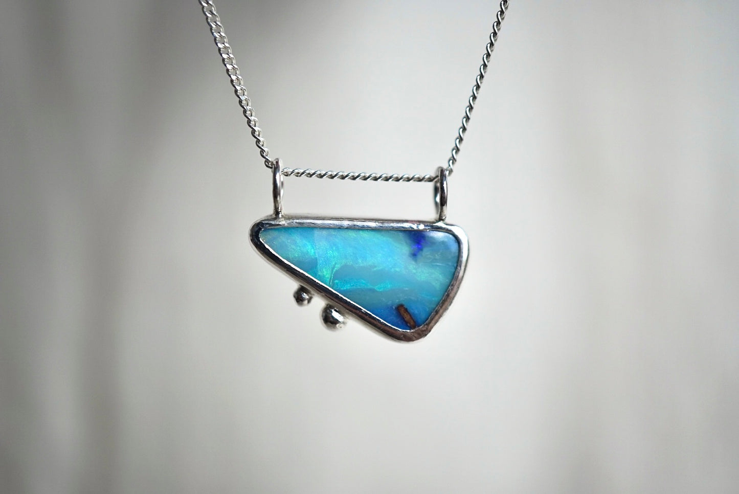 Laguna - Boulder Opal Necklace