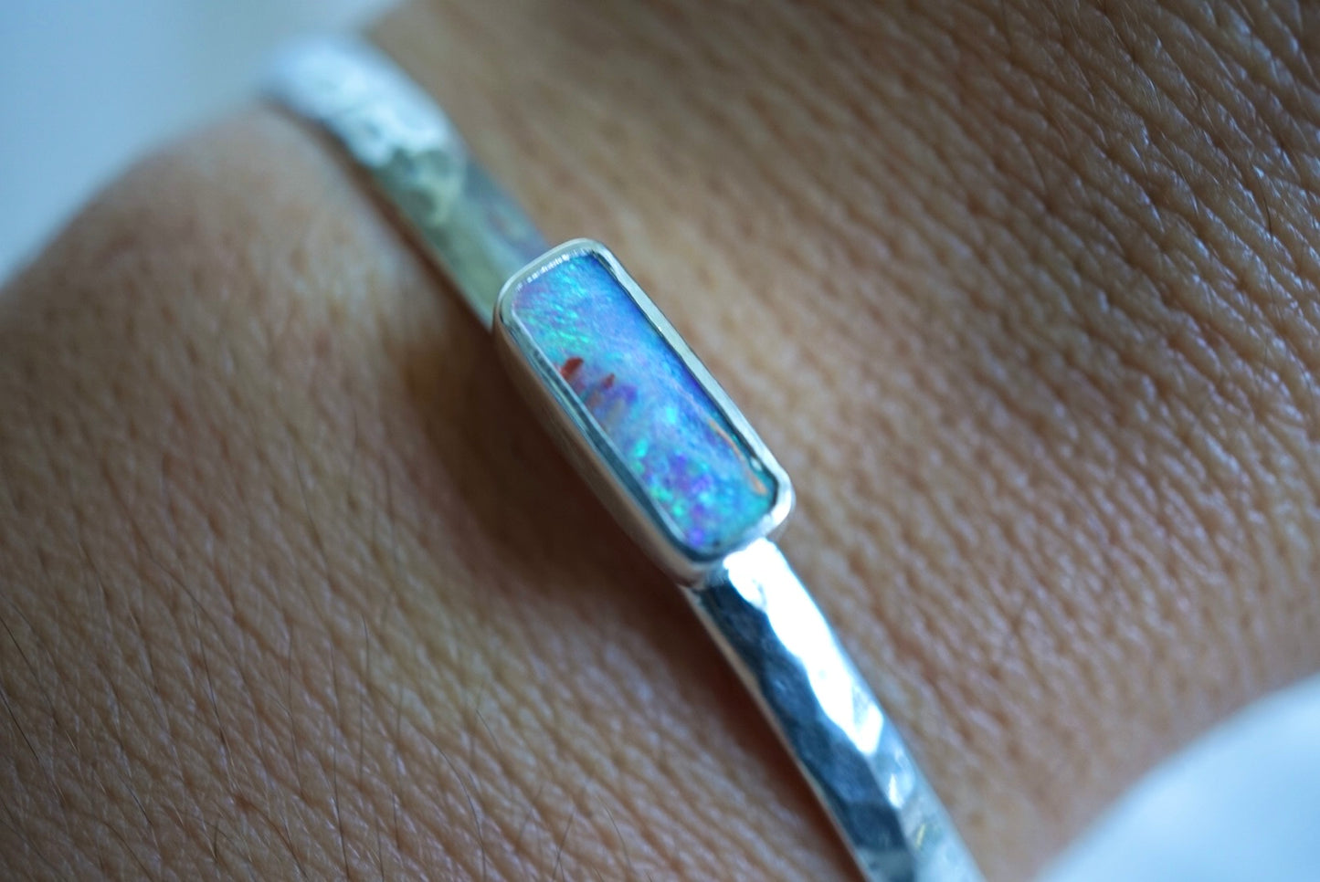 Ava - Pipe Opal Cuff Bracelet