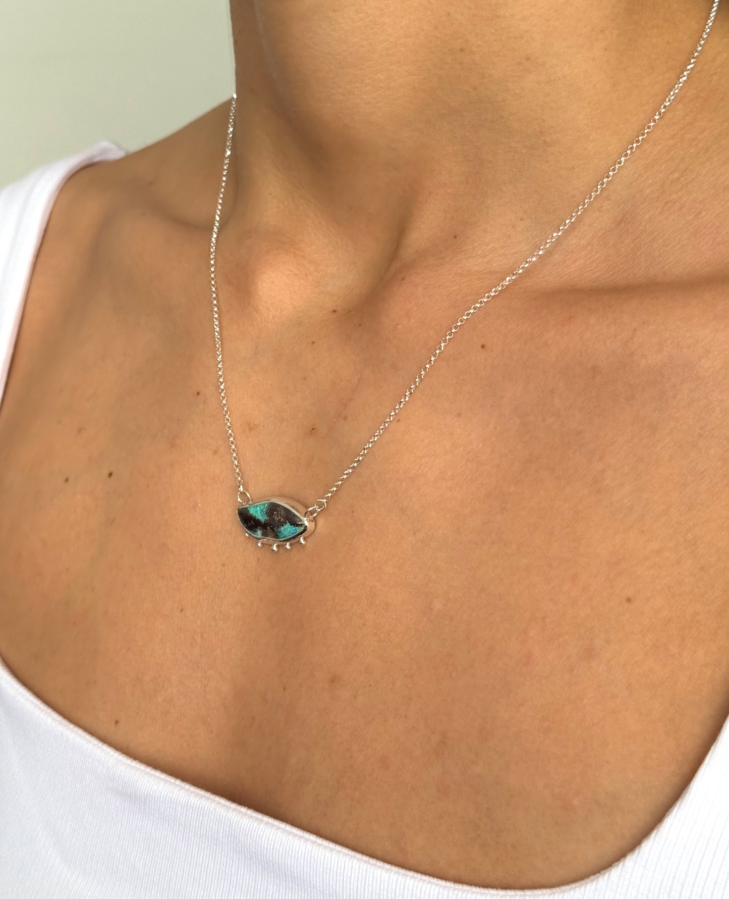 Bruma - Boulder Opal Necklace