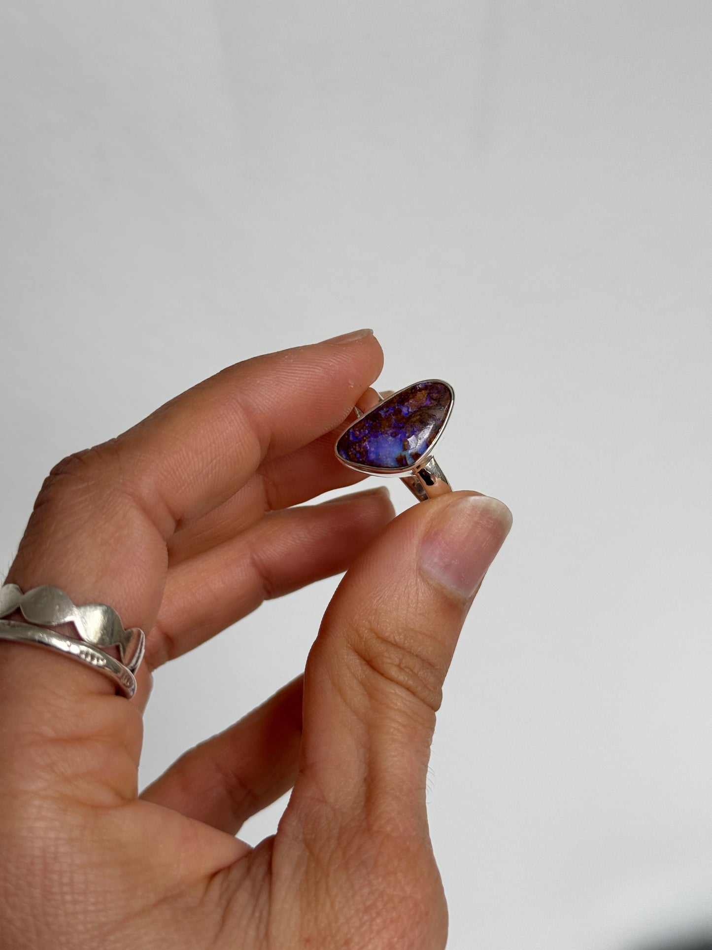 Cocoa Ring - Boulder Opal