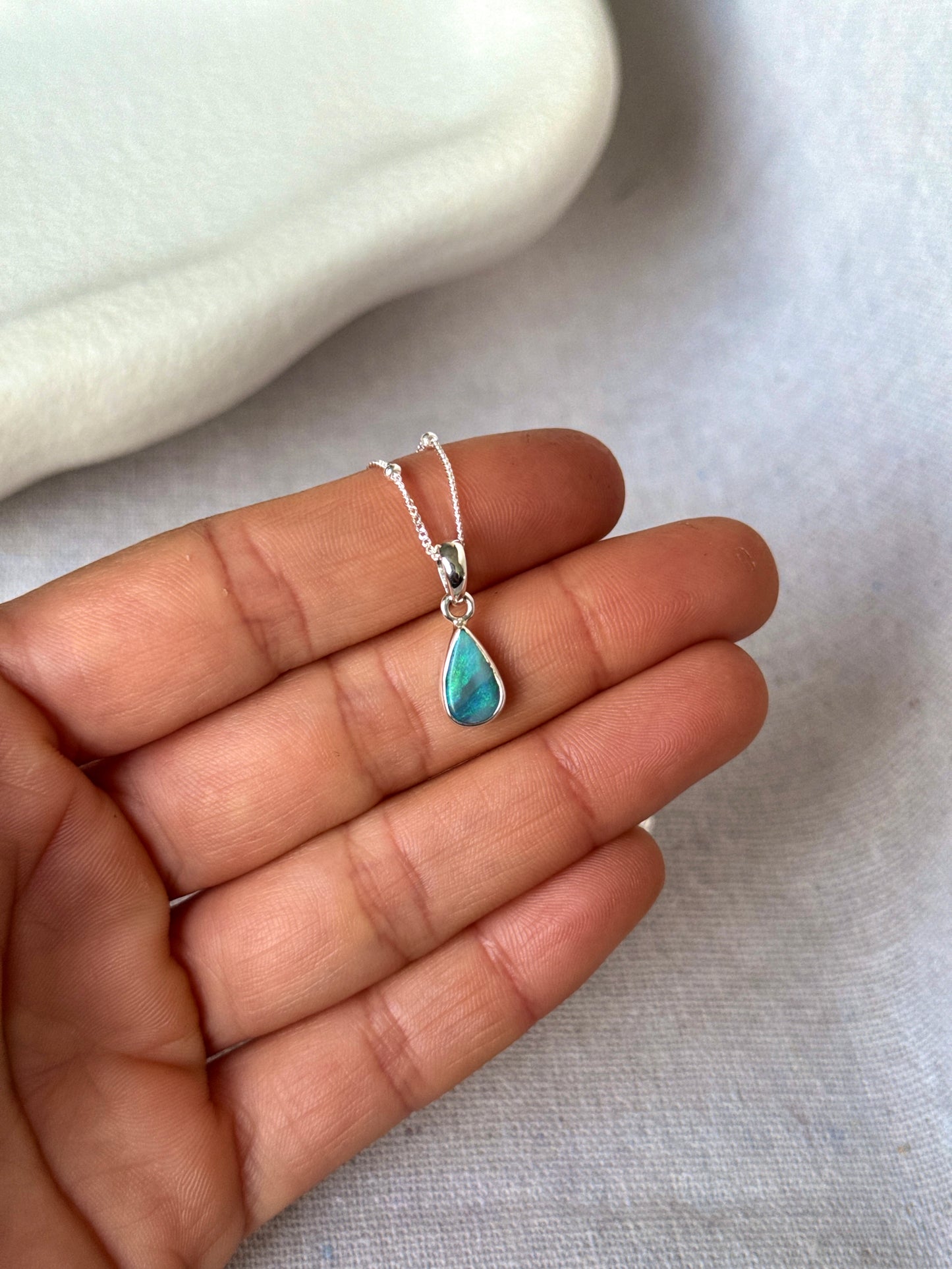 Lily - Lightning Ridge Necklace
