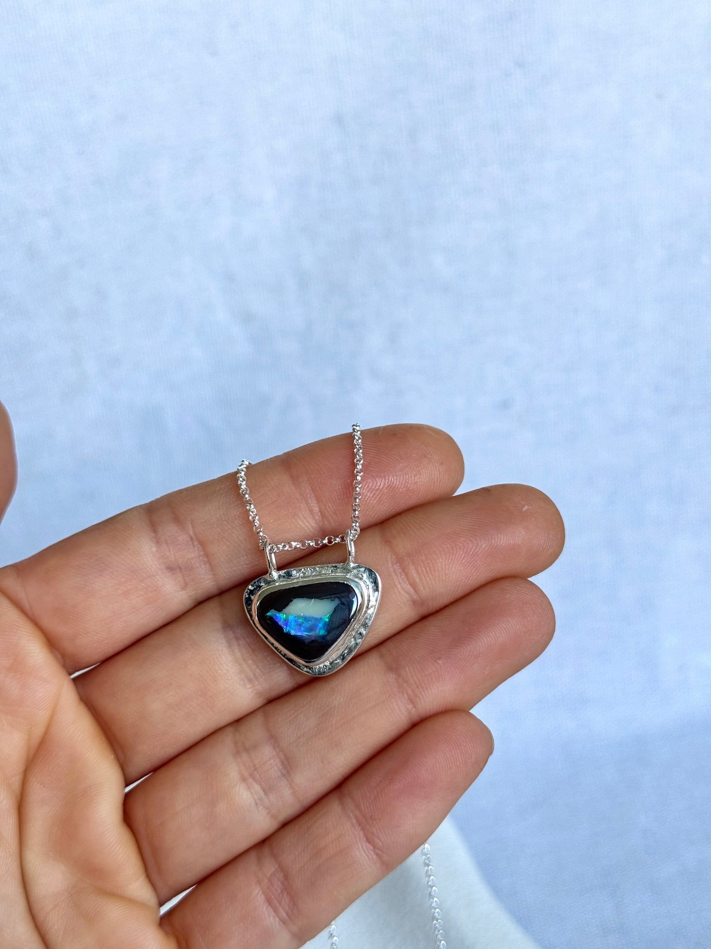 Kaia - Boulder Opal Necklace