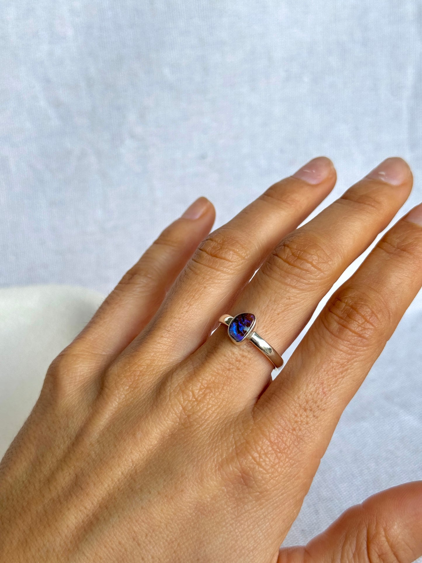 Nima Boulder Opal Ring – Size O