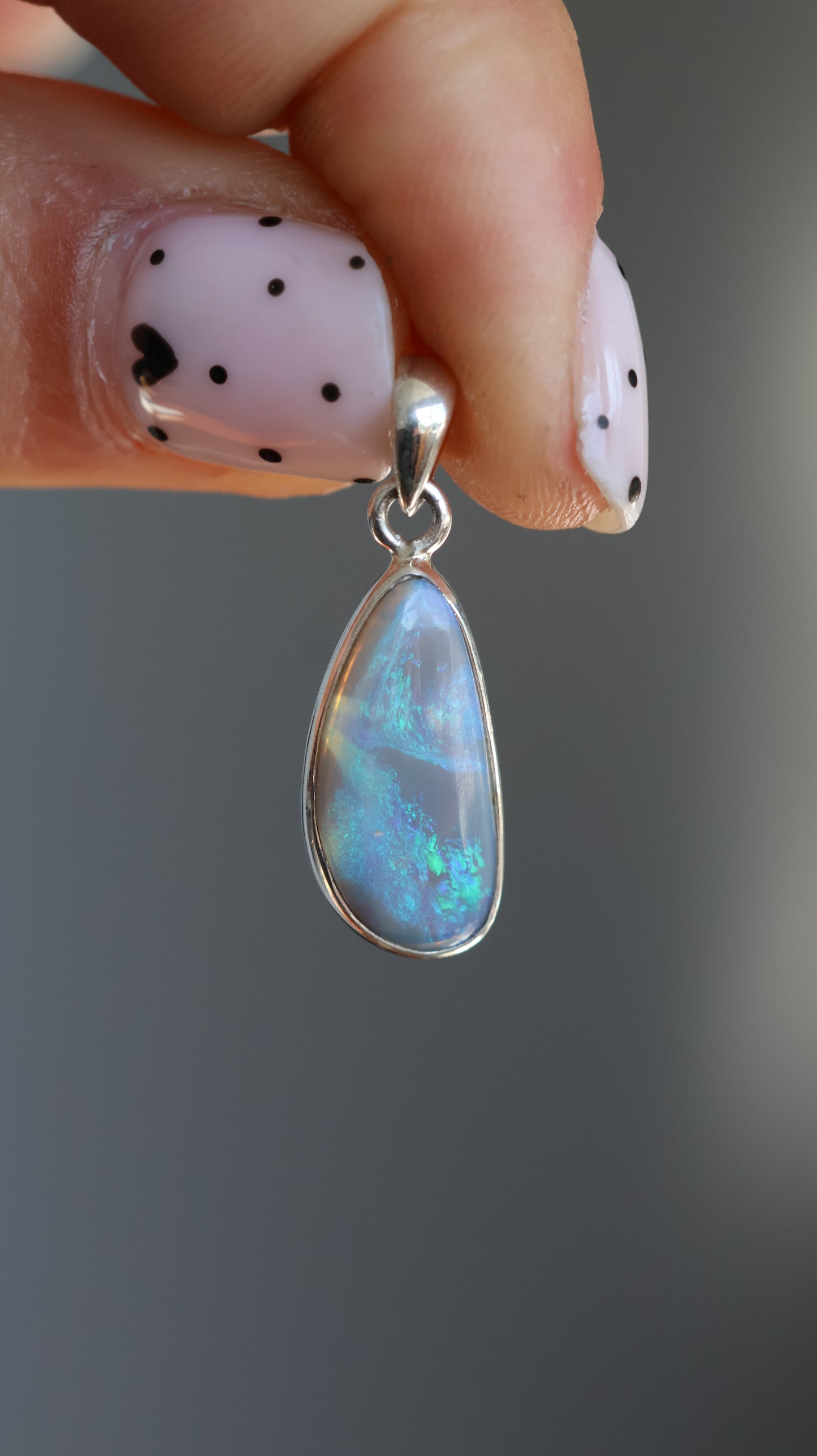Lightning Ridge Solid Opal Pendant