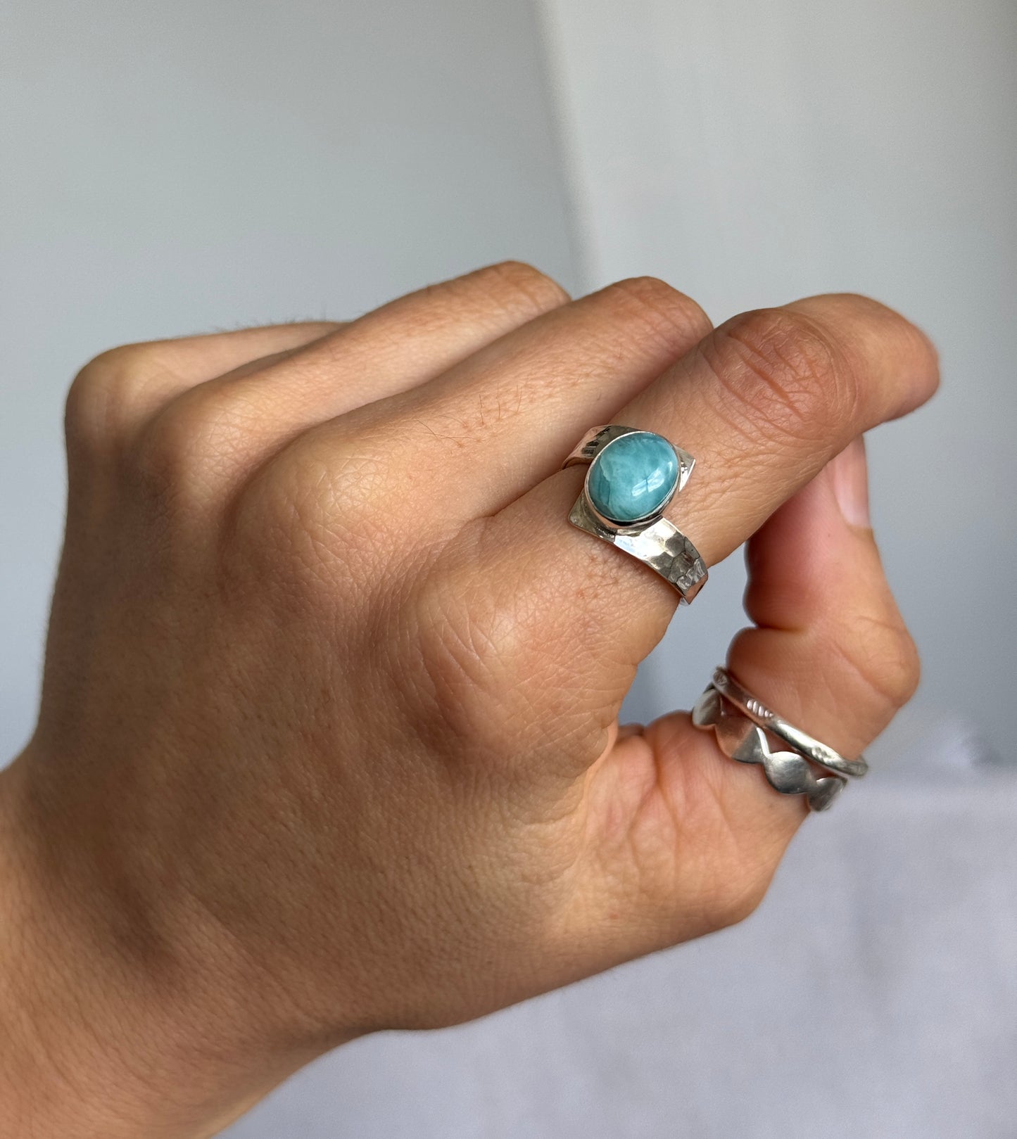 Kaia Hammered Ring