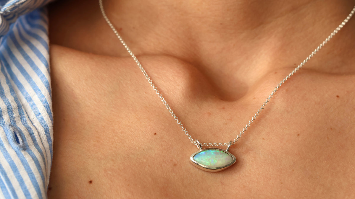 Solid Opal Necklace