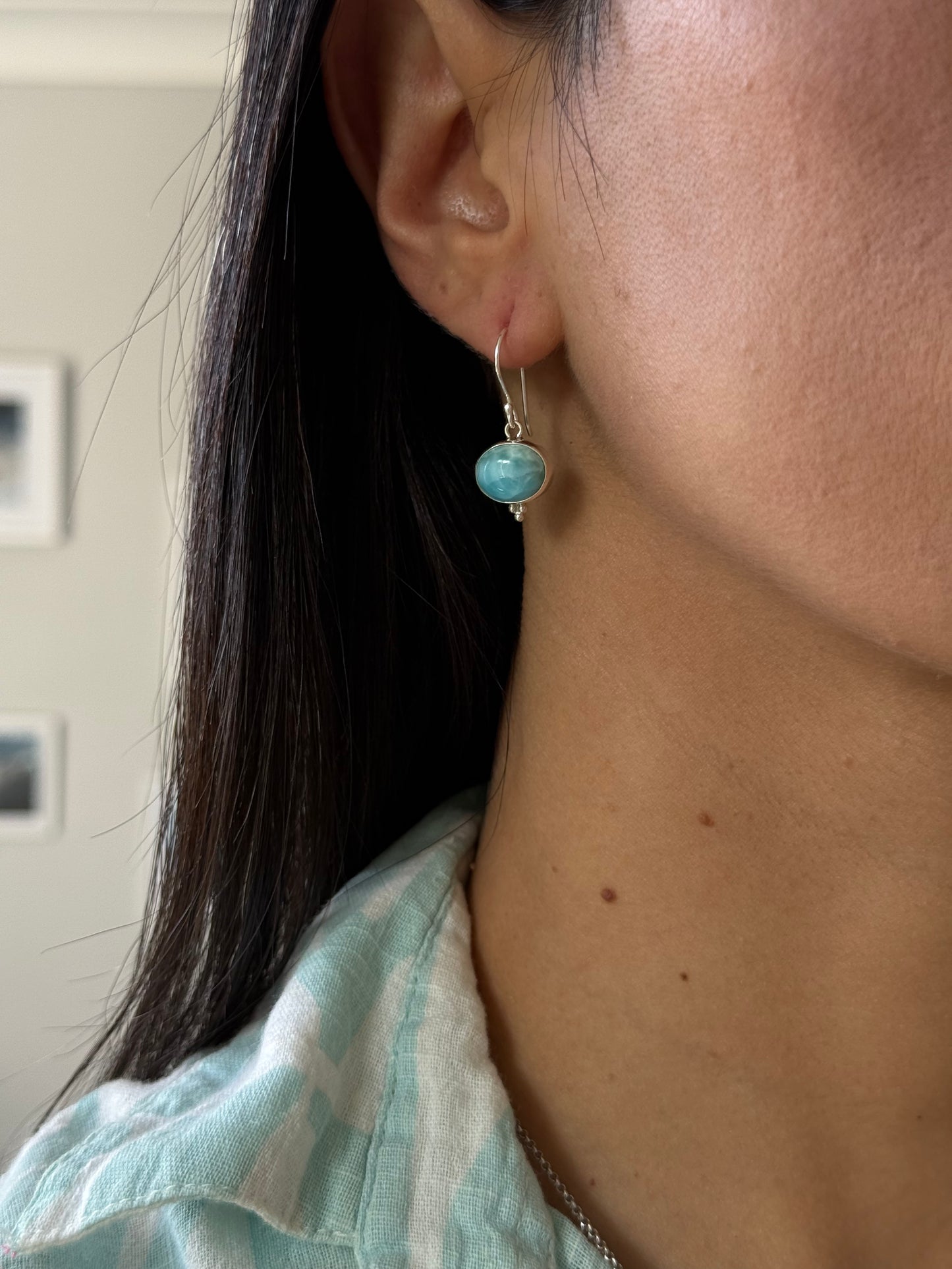 Dottie Larimar - Earring