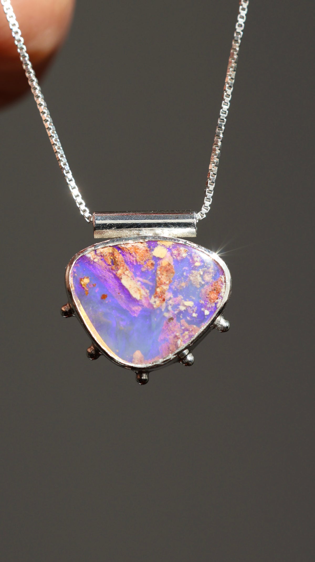 Pipe Opal Necklace