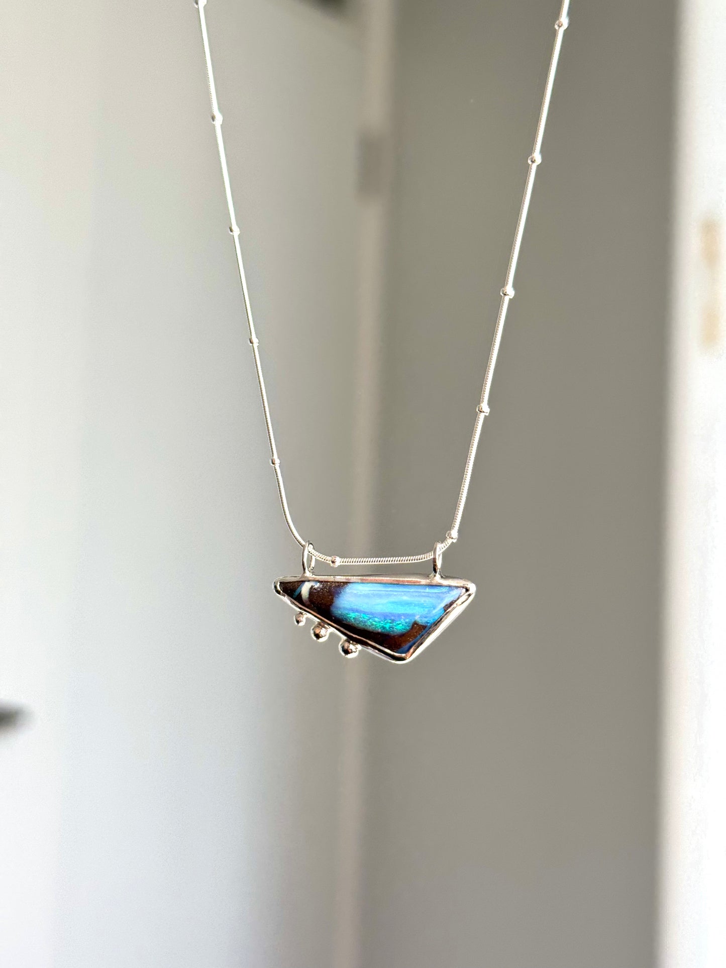 Horizonte - Boulder Opal Necklace