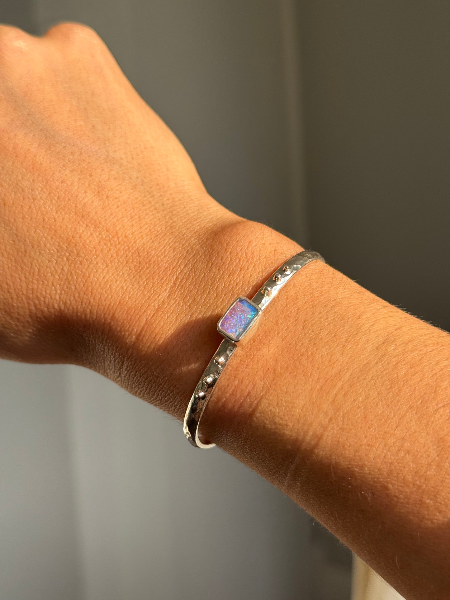 Nova - Pipe opal Cuff bracelet