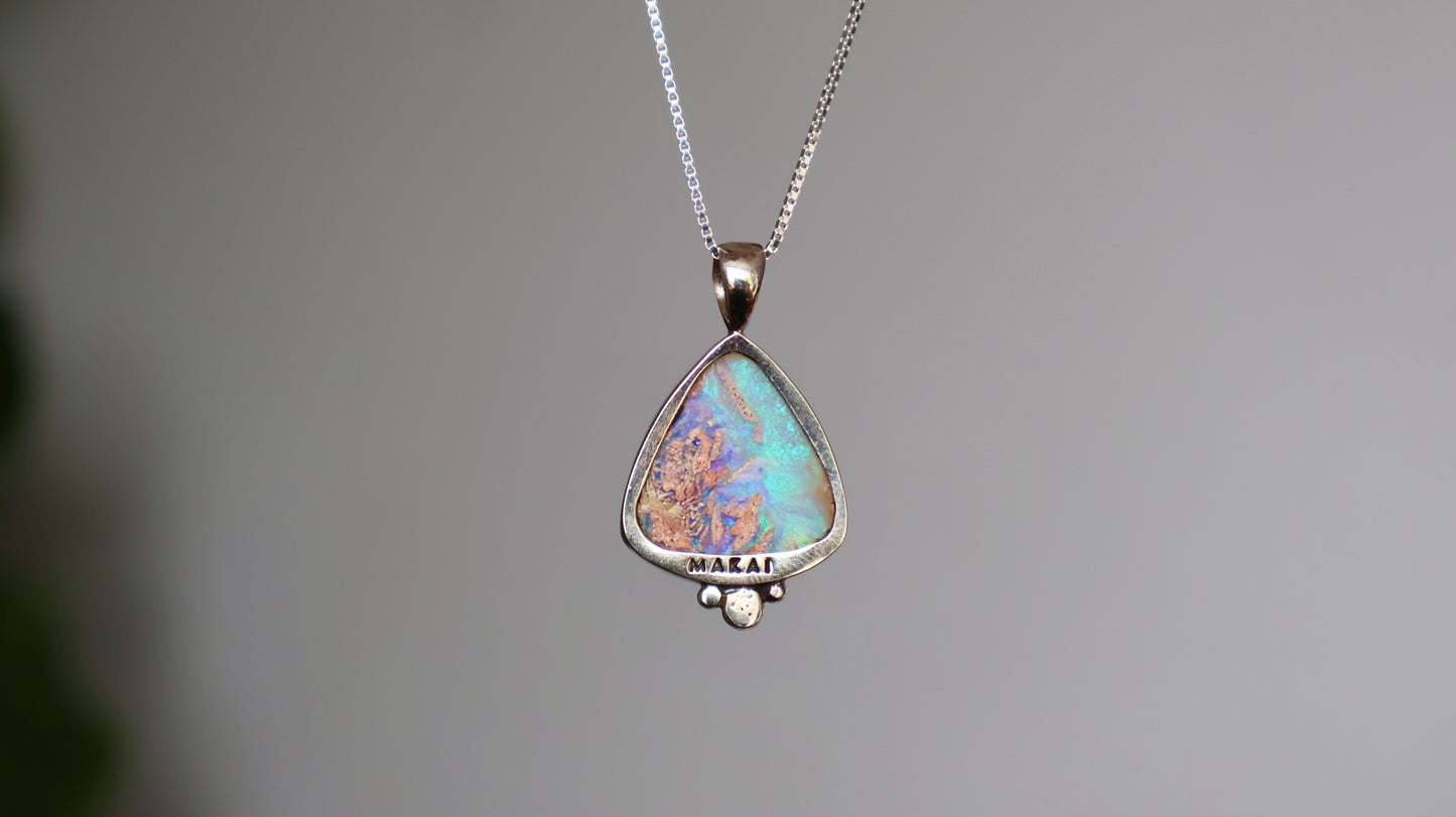 Aurora Opal Pendant