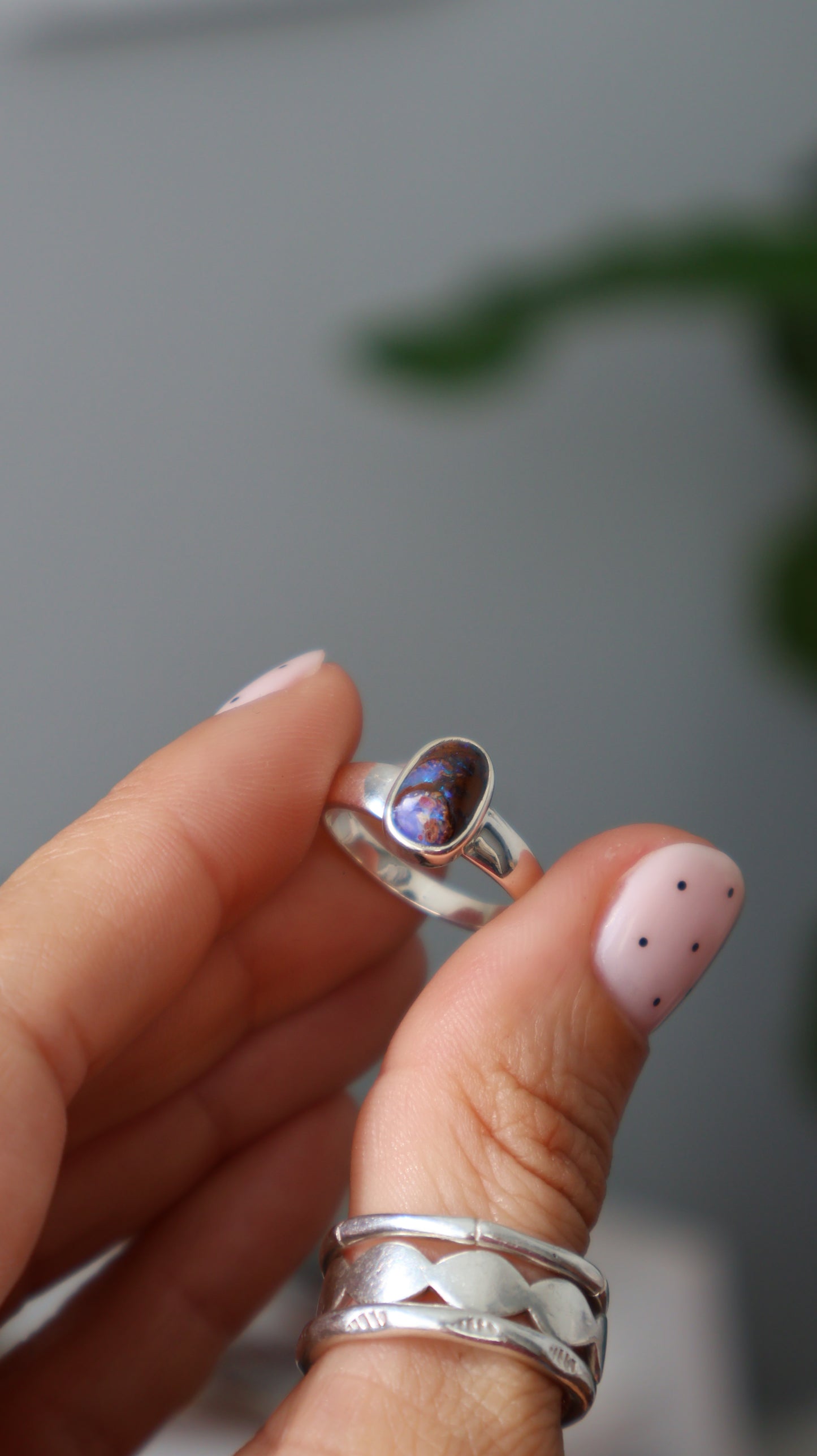 Earth & Tide - Boulder Opal Ring