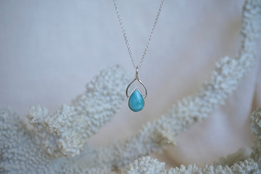 Lani Necklace - Larimar