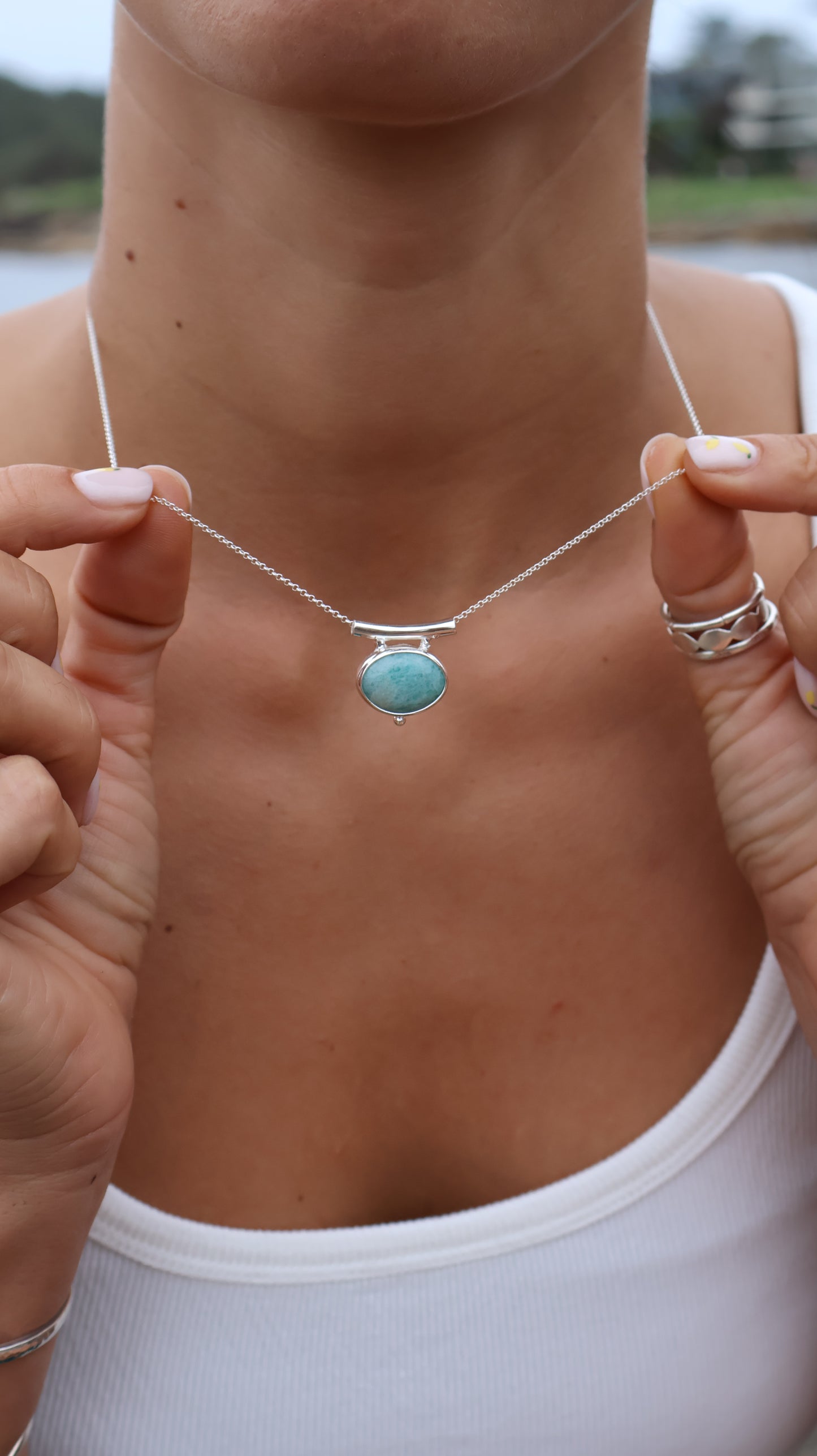 Amazonite Horizon Necklace