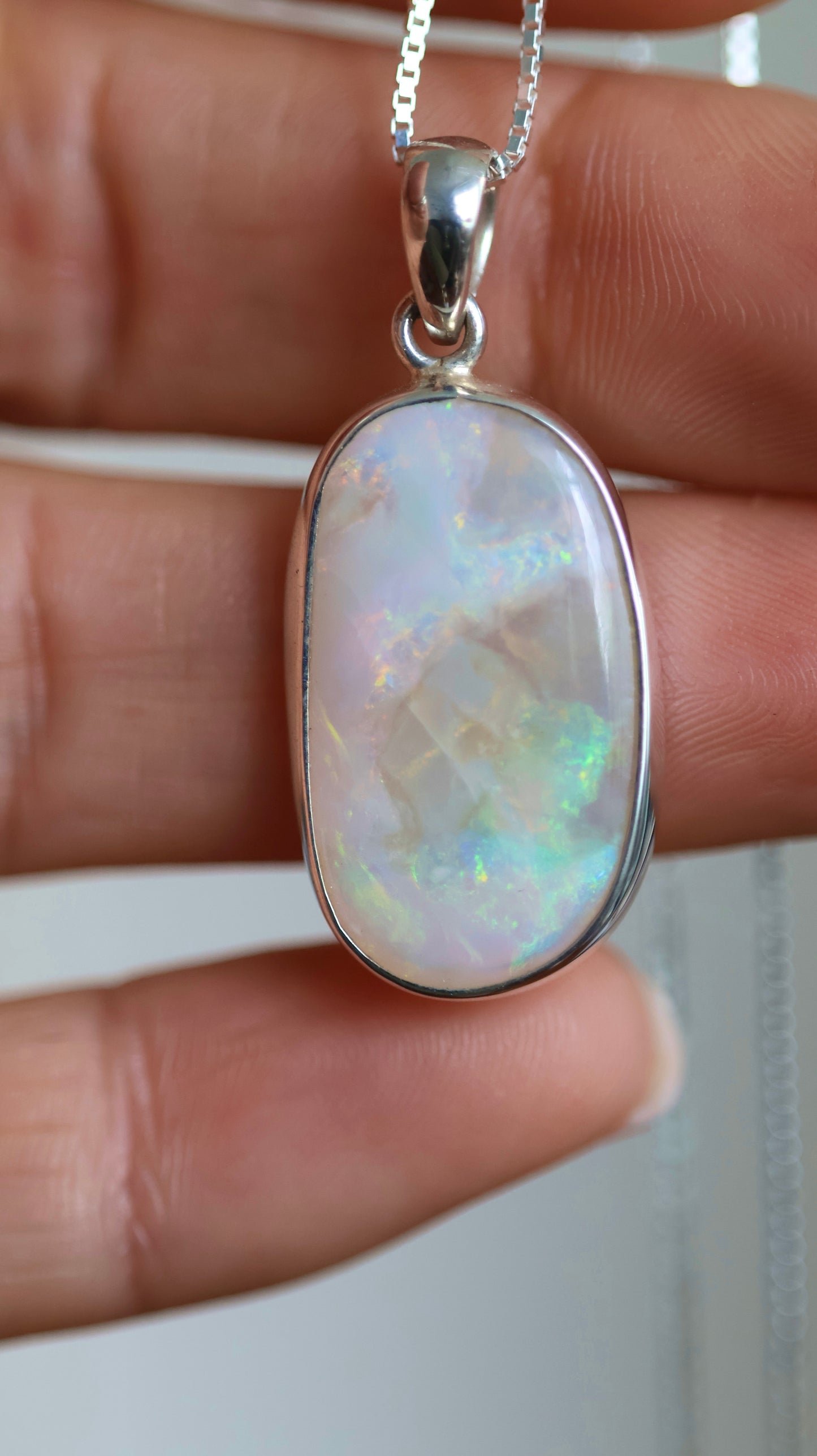 Solid Australian Opal Pendant