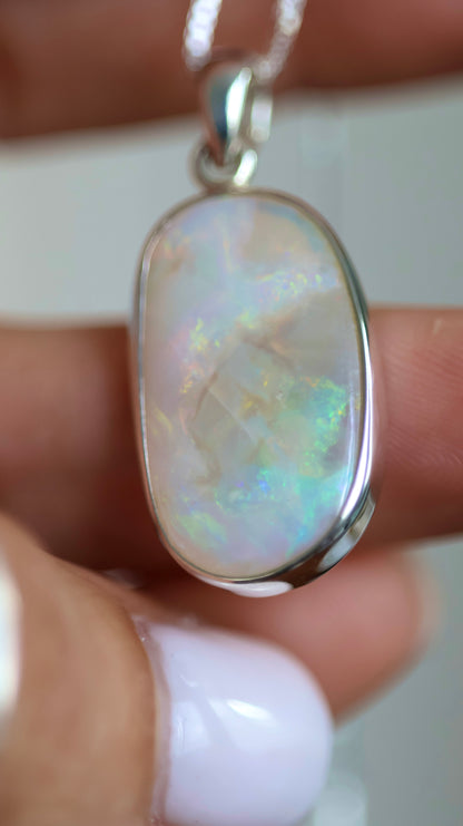 Solid Australian Opal Pendant