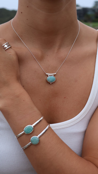 Amazonite Horizon Necklace