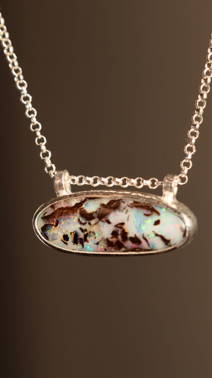 Boulder opal Necklace