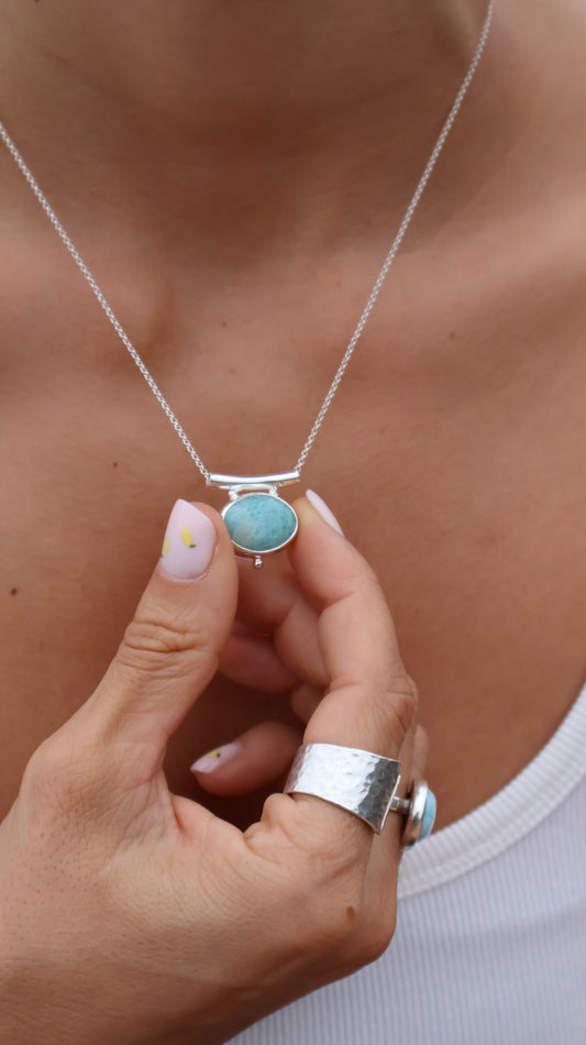 Amazonite Horizon Necklace