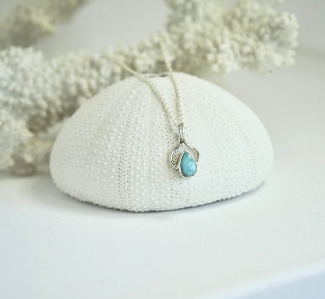 Lani Necklace - Larimar