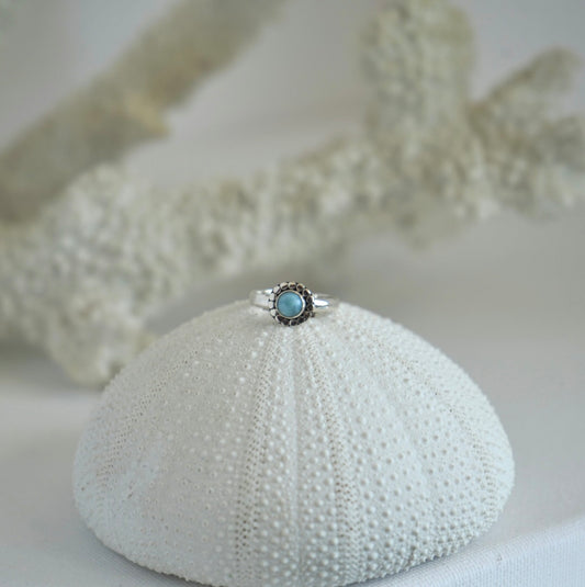 Flor Ring - Larimar