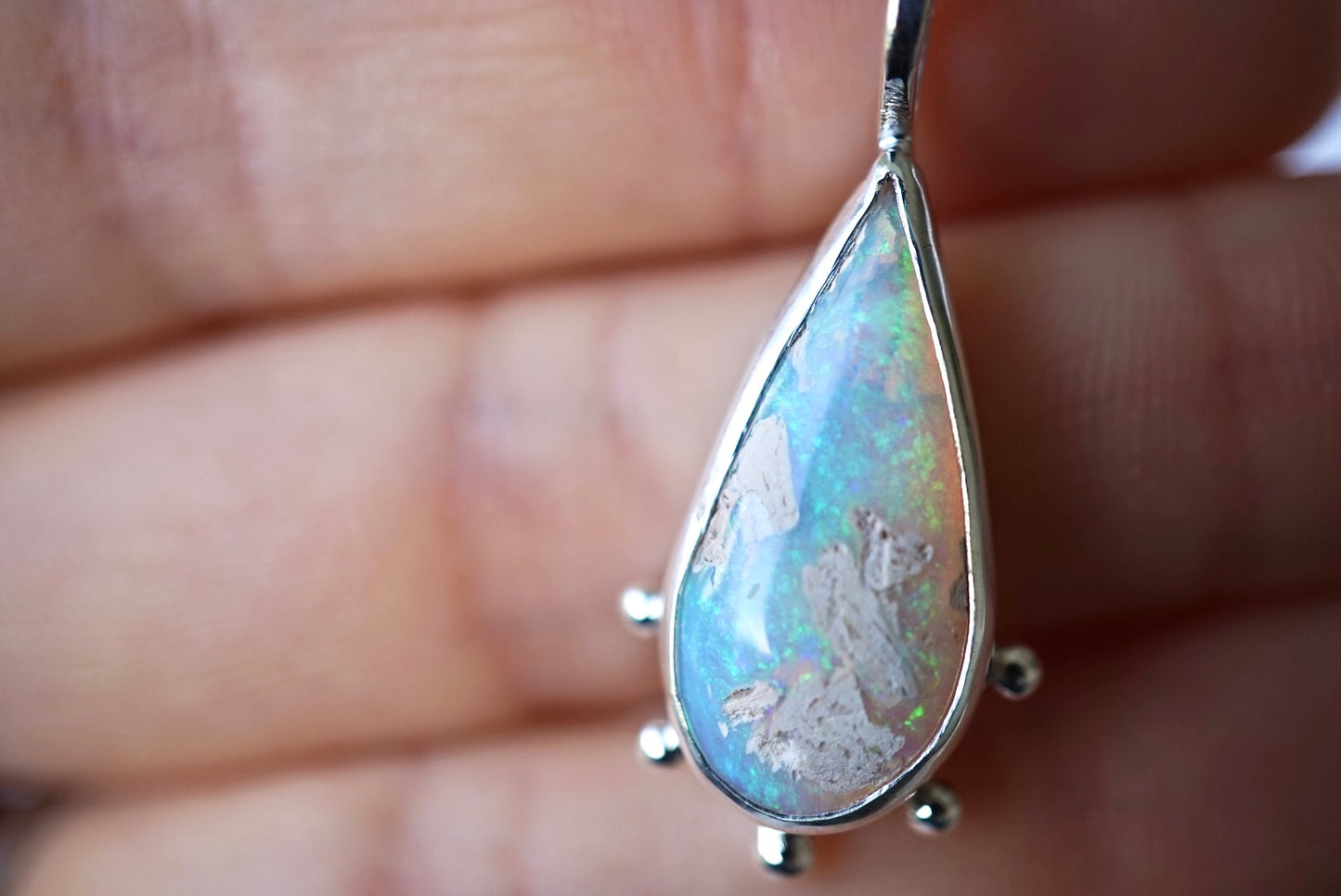 Aura Pendant - Solid Australian Opal
