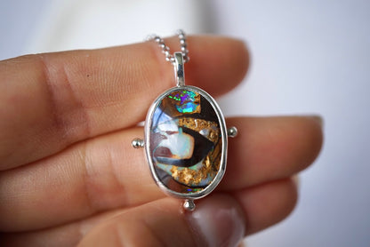 Sierra - Australian Boulder Opal Pendant