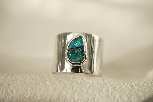 Sky Ring - Boulder Opal