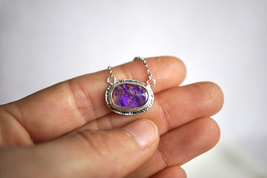 Elva - Boulder Opal Necklace