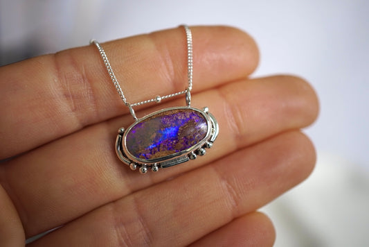 Ayla - Boulder Opal Necklace