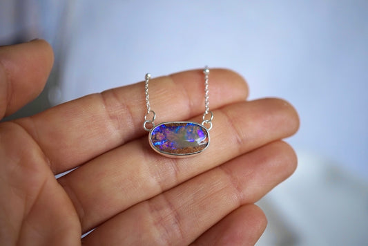 Solea - Boulder Opal Necklace