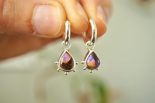 Halo Opal Earrings