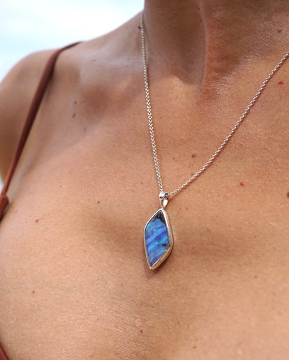 Mar - Solid opal Necklace
