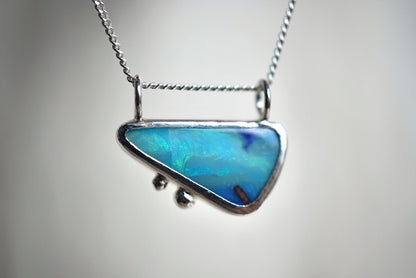 Laguna - Boulder Opal Necklace