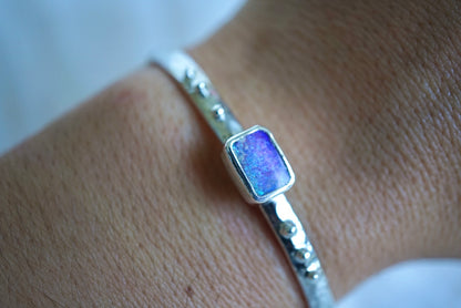 Nova - Pipe opal Cuff bracelet