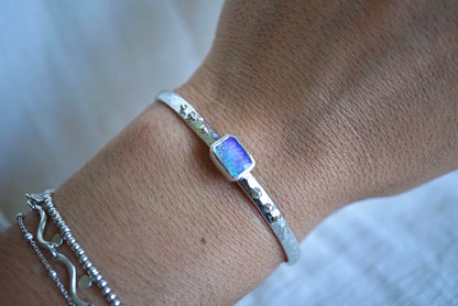 Nova - Pipe opal Cuff bracelet